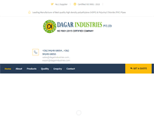 Tablet Screenshot of dagarindustries.com